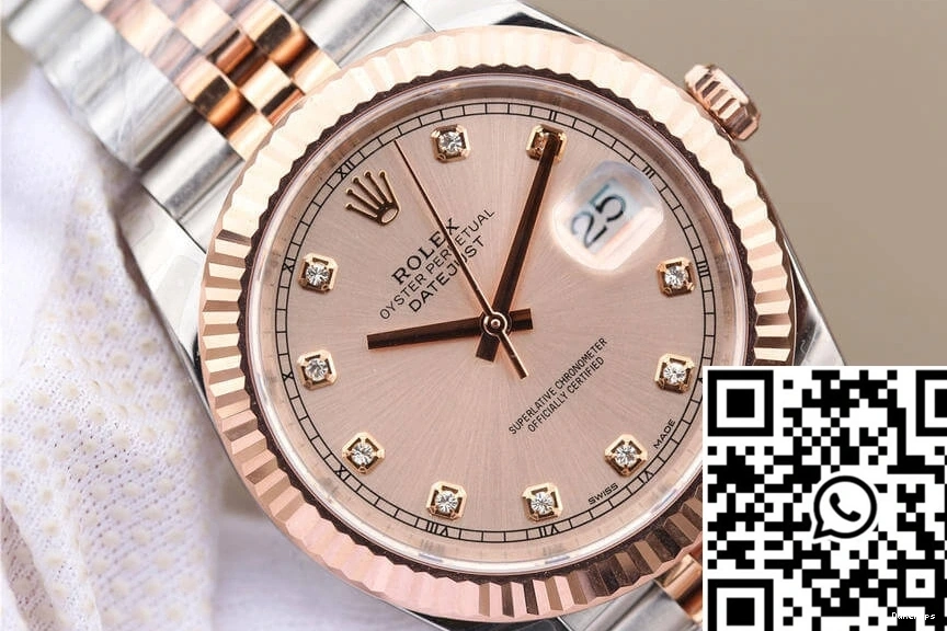 Sundust Rolex Factory Rose M126331-0008 Dial EW Datejust Gold 1218